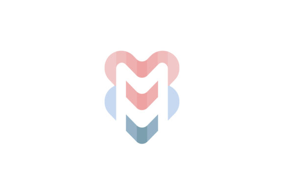 Download MM Love Stacked Geometric Logo - Premium Resources