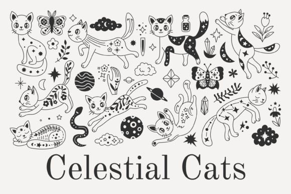 Download Celestial Cats - Premium Resources