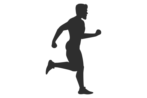 Download Sportsman Running Black Logo. Marathon a - Run Collection