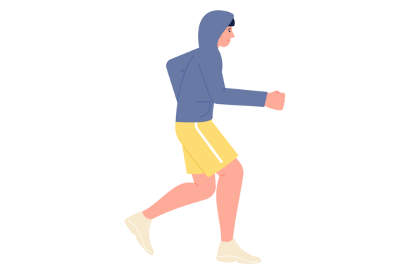 Download Young Man Jogging. Smiling Teen Guy Runn - Run Collection